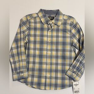 OshKosh B'gosh Kids Plaid Shirt in Yellow and Blue